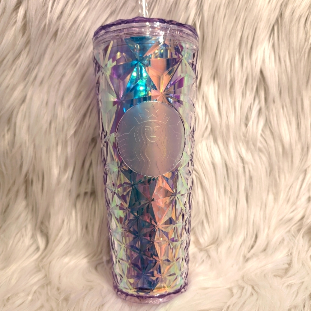 Starbucks 2023 iridescent holiday tumbler, 24oz